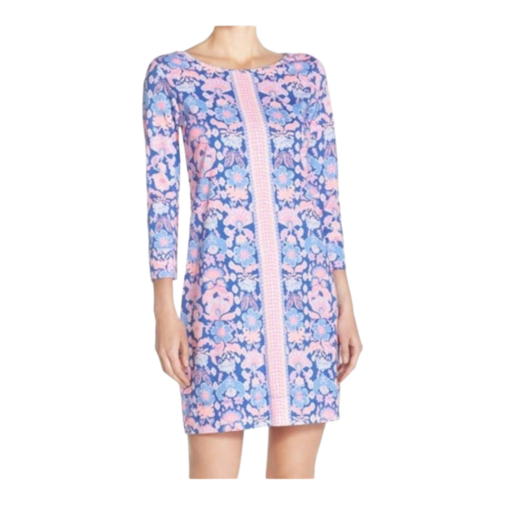 Lilly Pulitzer Werk It Marlowe Dress In Iris Blue - Size Extra small